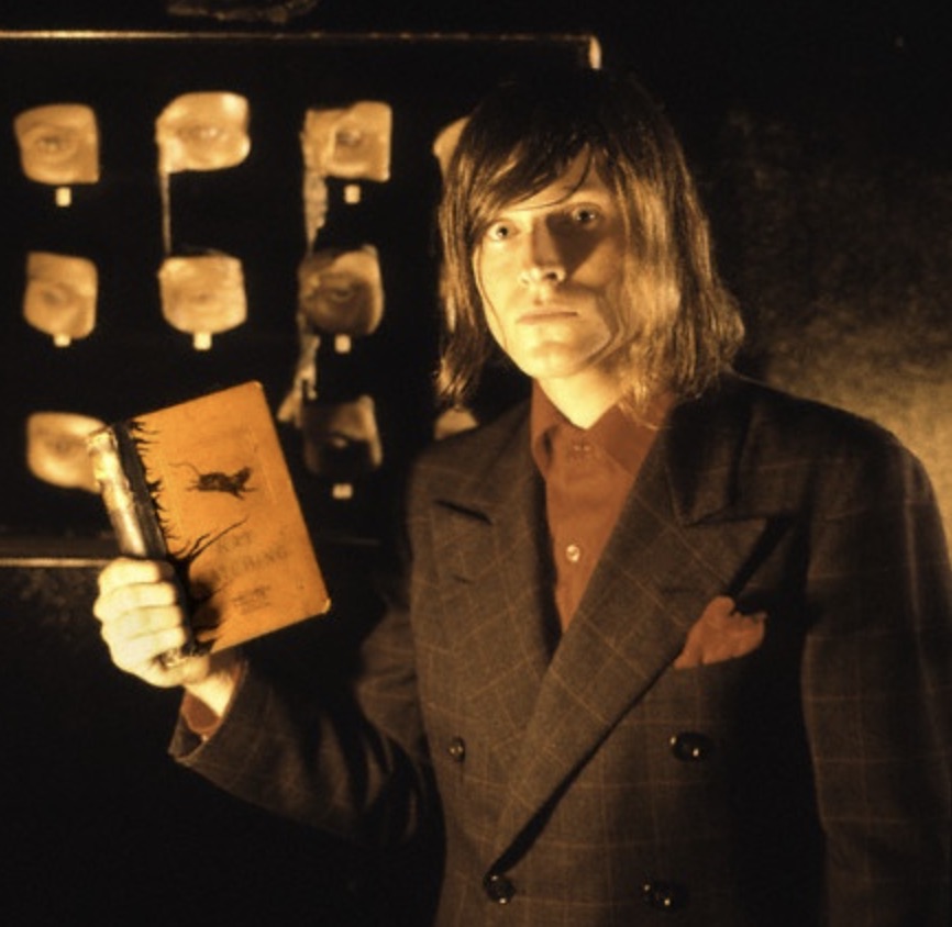 Crispin Glover promoting his book "Rat Catching" 